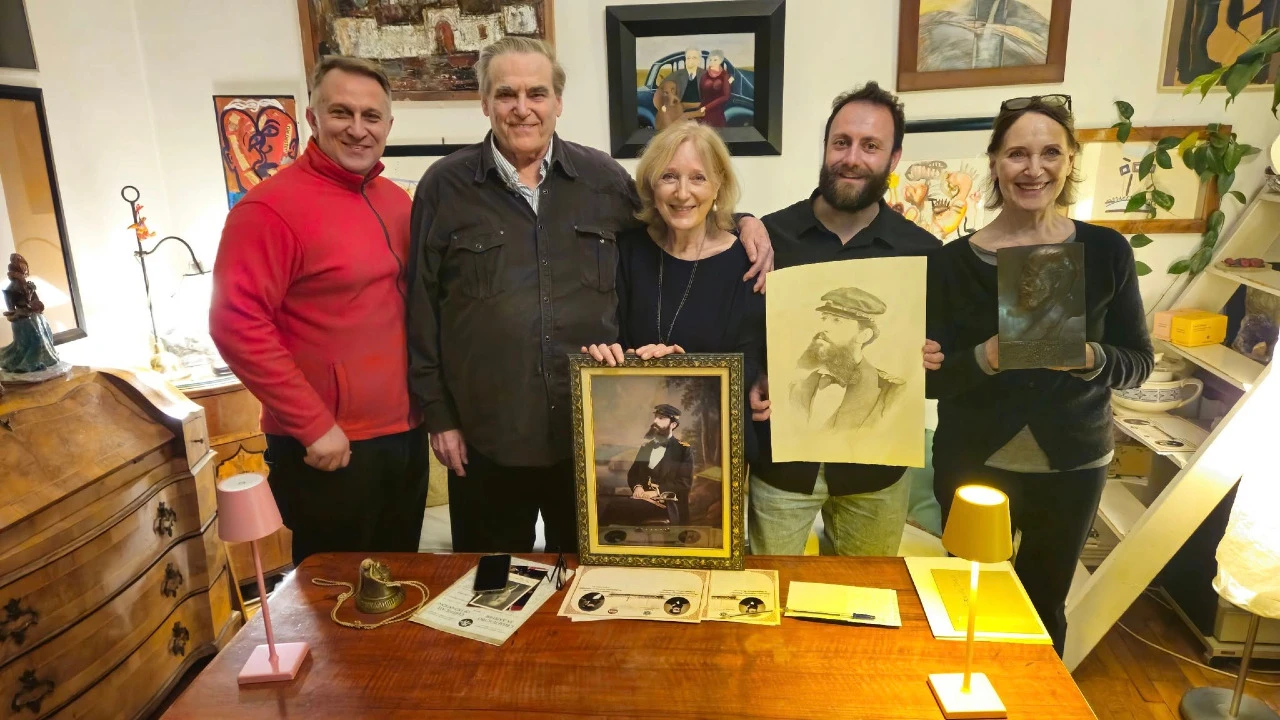 На гости на наследниците на капитана на параход Радецки