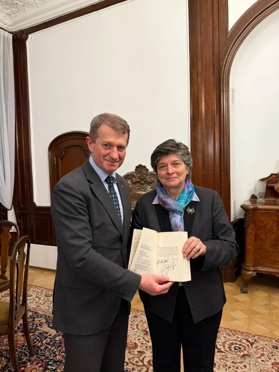 Заместник-министърът на спорта и туризма на Полша Ireneusz Raś се срещна с българския посланик Маргарита Ганева