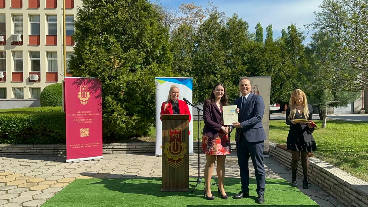 Преподаватели и студенти от Университета по хранителни технологии в Пловдив показаха как изглежда бъдещето на хранителната индустрия в България