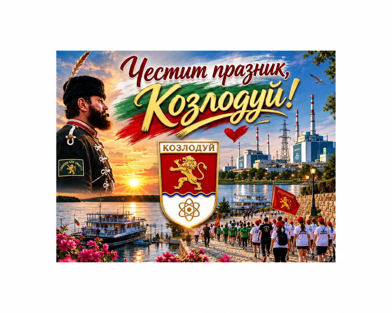 Честит празник на енергийното сърце на България - прекрасния и любим наш град Козлодуй!