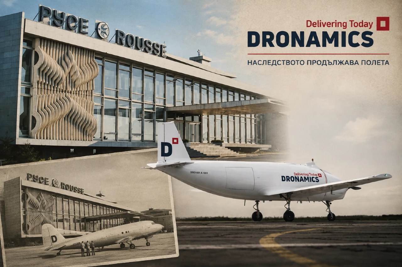 Търговски старт на DRONAMICS  и ролята на летище Русе, Щръклево